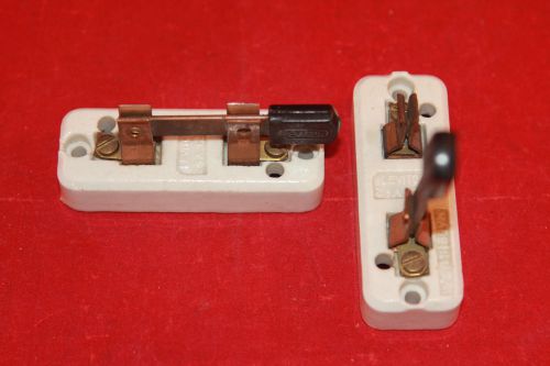 NEW  LEVITON 9914 125 VOLT 25 AMP PORCELAIN/ COPPER KNIVE/KNIFE SWITCH