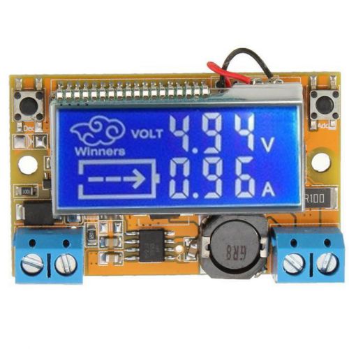 1pc dc-dc step down power supply adjustable module with lcd display without case for sale