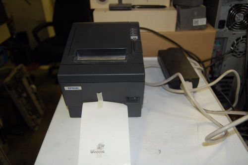 Epson tm88 iii p / m129c thermal receipt printer w/power supply tested &amp; works! for sale