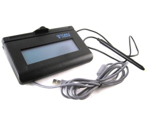 Topaz systems t-lbk462-hsb-r backlit lcd signature capture reader pad usb+pen for sale