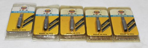 LOT OF 5pcs 6mm jack tips PD-K Solder Iron PPD ADVANCED TIPS Soldering Iron