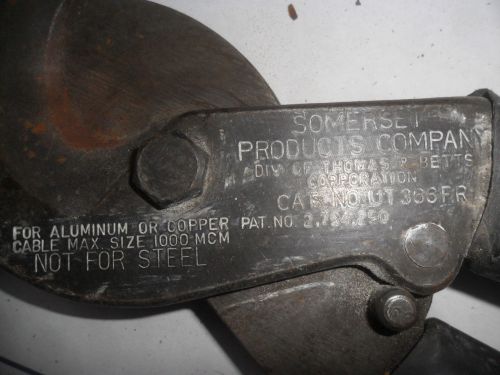 Somerset Products Company  Div of Thomas &amp; Betts cat. no. UT 366 RF Cable Cutter