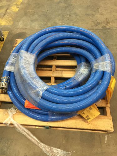 50&#039; of 2&#034; boston royalflex 1196 suction hose, blue, flame resistant for sale