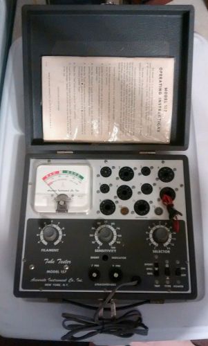 1963 accurate instrument co. inc. model 157 tube tester for sale