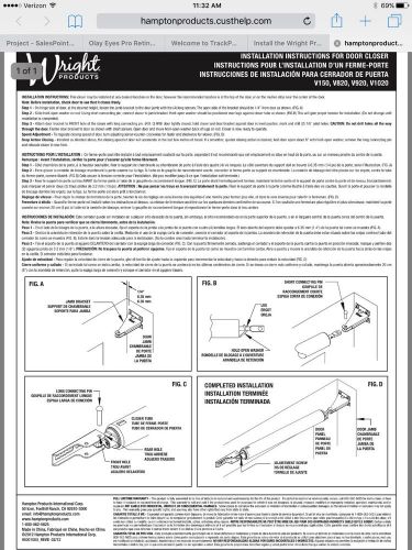 Wright Products V150 Hunter dark Green oem Heavy-Duty Pneumatic Door Closer