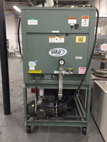 2010 cold shot 10 ton dual compressor air cooled glycol chiller 28f 460v tested! for sale