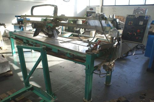 One used stone combi 3000 10&#039; automated slab saw for stone cutting mitering for sale