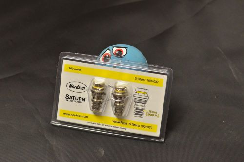 New original nordson saturn filters 100 mesh 2 pack 1007037 for sale