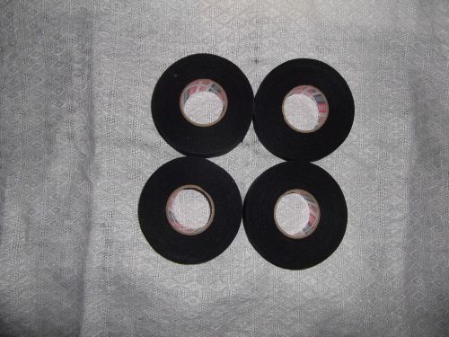 Black medical tape  4 rolls  1&#034;x25yds.   cosmetic seconds for sale