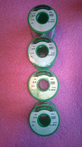 1 lot of  4 Alpha Metals Solder Dia. .015 SN63 / PB37 1lb SMT Core Plus