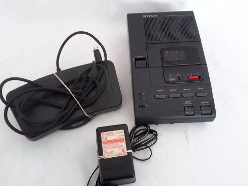 Sony M-2000 Microcassette Dictator/Transcriber with Foot Pedal and Power Supply