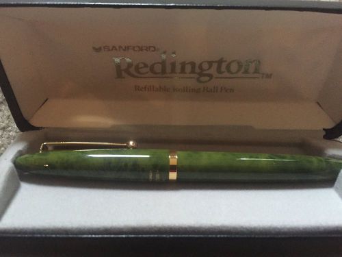 Sanford Redington Marble Green Refillable Rolling Ball Pen