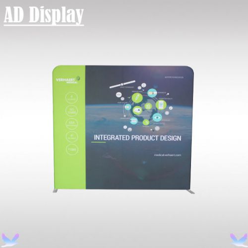 200*200cm High Advertising Fabric Banner Display Stand With Single Side Graphics