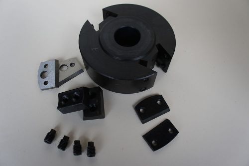 50mm wide 93 mm diameter 30mm bore &#039;euro&#039; spindle cutter block + free cutters for sale