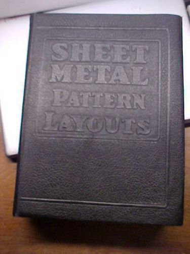 1944 Theo Audel &amp; Co Sheet Metal Pattern Layouts Book Metalworking