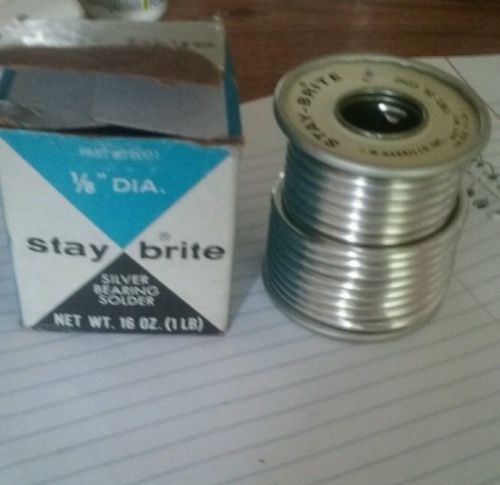 Stay brite silver solder