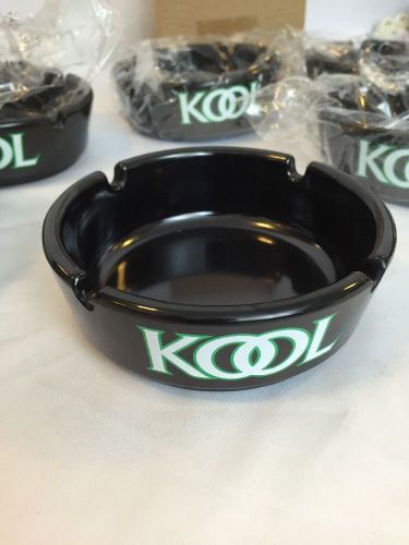 Black, Kool Ashtray, Plastic Lot Of 6 Vintage Collectible New Tobbaco