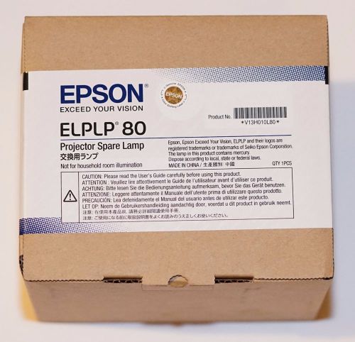 Genuine Epson ELPLP80 (V13H010L80) projector lamp