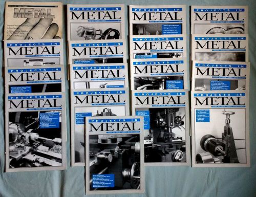 Lot of 17 PROJECTS in METAL Magazines