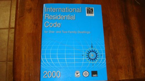 INTERNATIONAL RESIDENTIAL CODE 2000 BOOK