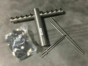 VirTis Freezemobile Freeze Dryer 20-Port Tree Rack Manifold Quickseal