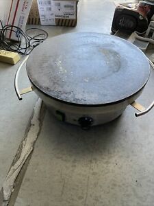 Krampouz 16&#034; Round Electric Cast Iron Crepe Maker - 240v Overseas Cord