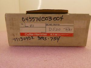 CUTLER-HAMMER D520RA1 ANALOG INPUT SERIES A2 RATING 1.5V DC