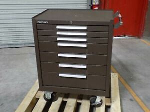 Kennedy 277XB Roller Cabinet Tool Box 7 Drawer 35&#034; x 27&#034; x 18&#034; Steel Brown USED