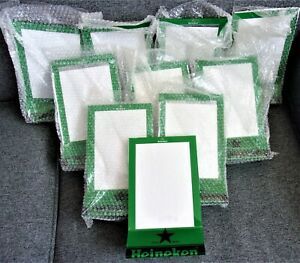 LOT OF 10 New 2013 HEINEKEN BEER ACRYLIC MENU BOARD TABLE TENTS