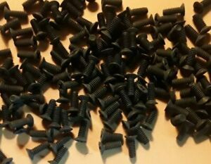 #2-56 x 1/4&#034; FLAT HEAD PHILLIPS, MACHINE SCREW,18-8, BLACK OXIDE,100 DEG, SELECT