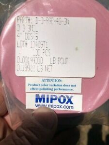 MIPOX  LAPPING FILM 100 4&#034; DISCS Diamond d-3-rge-40-3n   3 mil  10 packs 1000