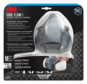 3M Medium Professional Paint Respirator, 7512PA1-A-NA