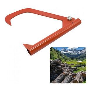 Log Lifter Hook 1pcs Solid Steel Metal For Felling Durable Logging Tools New