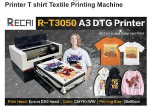 New DTG T-Shirt Printer Fabric Garment 30cmx50 Dual Epson Only
