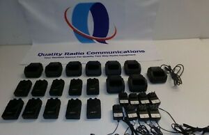 Lot of TEN Apollo PRO VP200 Pro 33-37 MHz Low Band Fire EMS Pagers &amp; Cradle