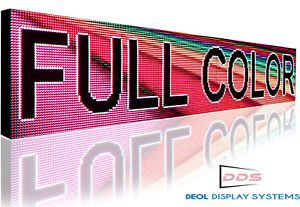 OUTDOO 25&#034; x 88&#034; WIFI BRIGHT IMAGE LOGO TEXT GRAPHIC  PROGRAMMABLE OPEN LED SIGN