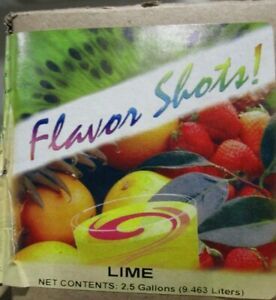 Lime  Flavor Shot Syrup (2.5 gallon bag-in-box)