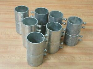 ETP CP45 1-1/2&#034; Set Screw Coupling Assorted MFG (Lot of 10)