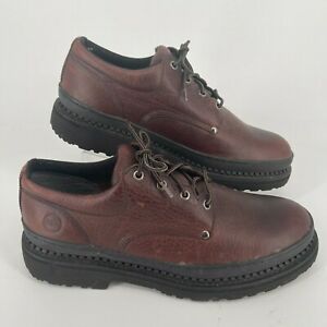 Lehigh Safety Toe Brown Leather Construction Work Lace Up Shoes MENS SIZE 13W
