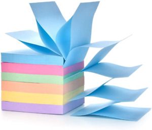 Pop up Sticky Notes Refill Accordian Sticky Notes 100 Sheets/pad 3x3inch 6pads/P