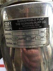 gorman rupp Submersible pump S2J3