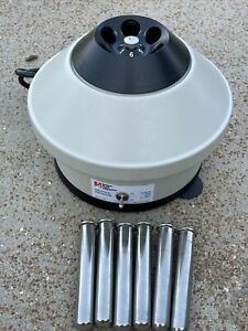 National Health Labratories Analytical Centrifuge 115v w 6 SS Vials Clay Adams