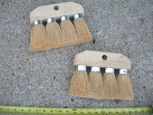 2 NEW ROOFING BRUSH 4 KNOT 8 x 6 3/4 MASONRY UTILITY CLEANING ROOF TOOL BRUSHES
