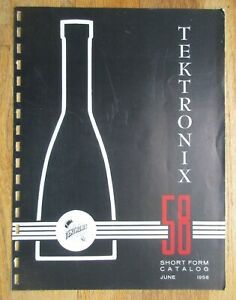 Early Tektronix 1958 Short Form Catalog