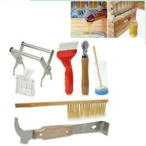 7pcs/Set Beekeeping Equipment Beekeeper Tool Catcher Hot Plastic Hive Tool X9E1