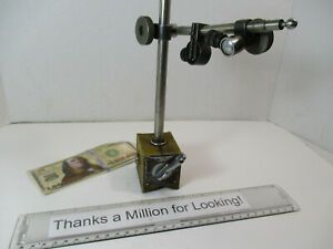 ENCO # 300 Magnetic Base Dial Indicator Holder Stand, Mag Base Holds Interapid