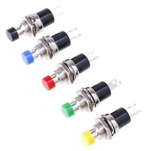7MM 2P Spring Return Mini Push Button Momentary Switch Normally Op XIHAVV