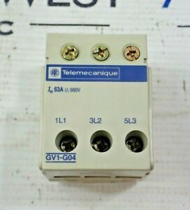 Telemecanique GV1-G04 Terminal Block 63A 660V