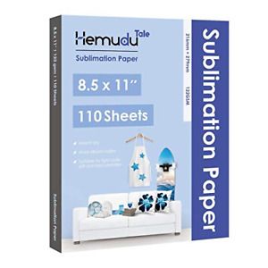 Hemudu Tale Sublimation Paper 8.5x11” Heat Transfer Paper Compatible with Any