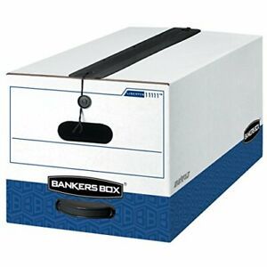 Bankers Box LIBERTY PLUS Heavy-Duty Storage Boxes FastFold String and Button ...